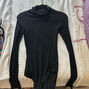 Black Turtleneck Bodysuit (Free people)